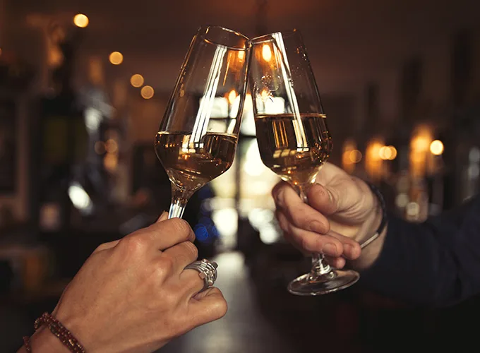 Cheaper Fizz and Prosecco every Friday at The Seacroft in Trearrdur Bay near Holyhead and Anglesey